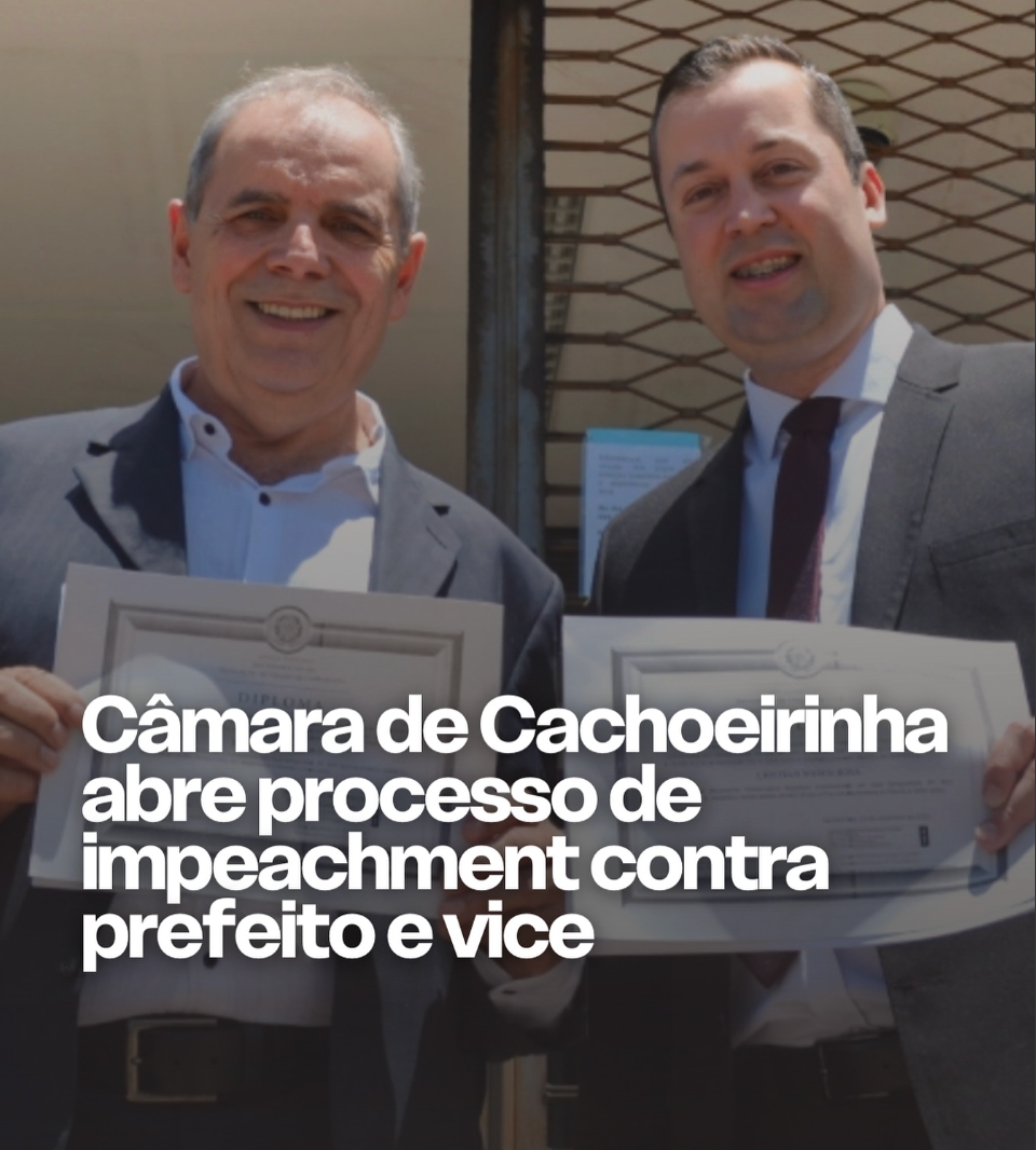 Pesquisa de Opinião: Cassação do Prefeito e Vice de Cachoeirinha